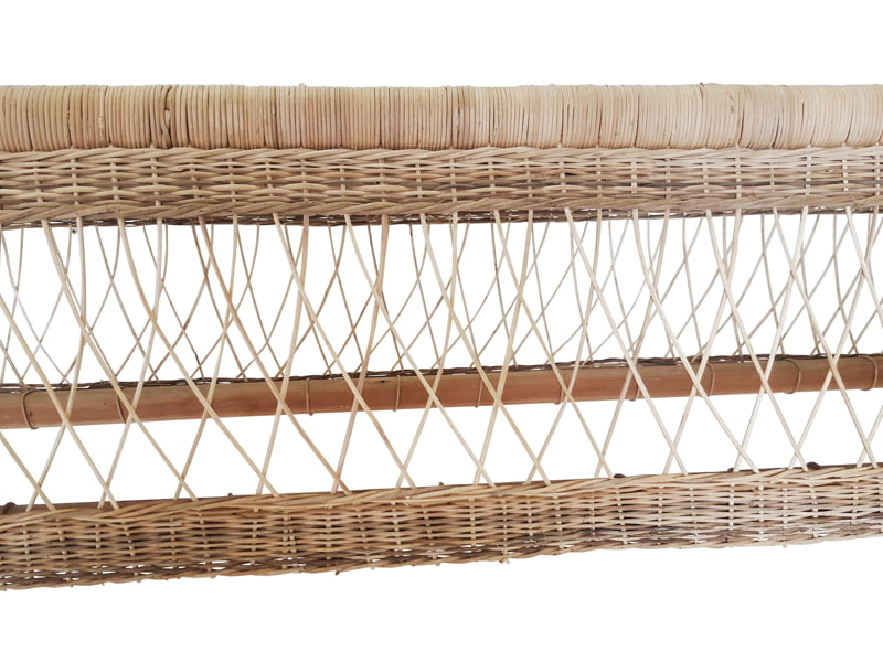 Rattan Bench - Large